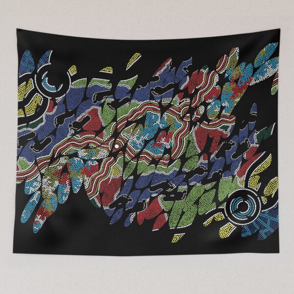 Item preview, Authentic Aboriginal Art -  Walkabout designed and sold by HogarthArts.