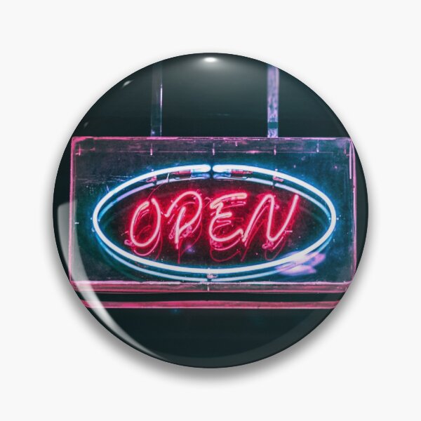 Item preview, open neon sign designed and sold by Samantha Ruiz.