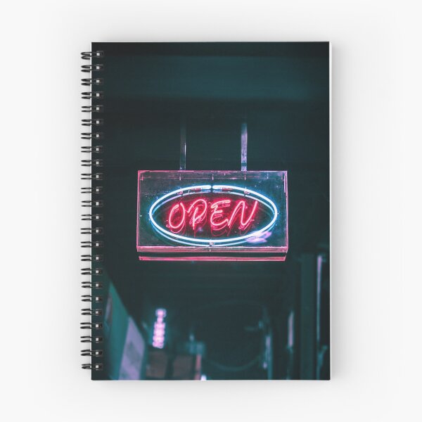 Item preview, open neon sign designed and sold by Samantha Ruiz.