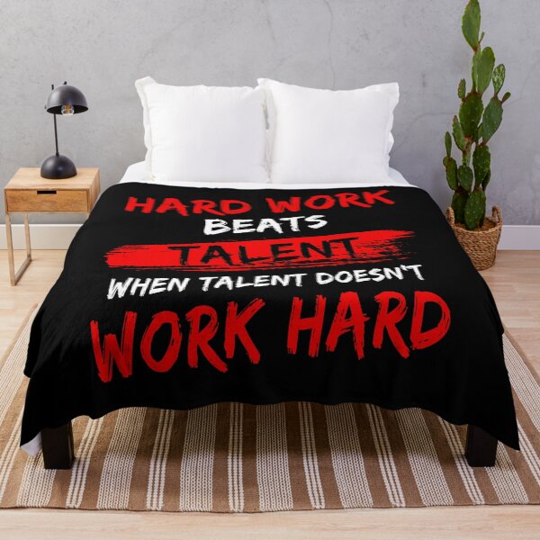 Item preview, Hard Work Beats Talent Fitness Quote designed and sold by KA DESIGNS.