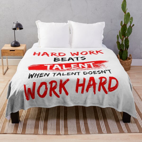 Item preview, Hard Work Beats Talent Sport Quote designed and sold by KA DESIGNS.