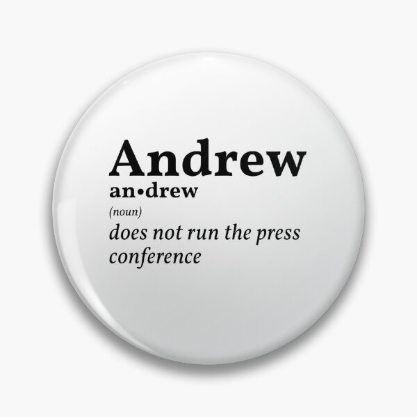 Item preview, Andrew does not run the press conference designed and sold by steffernusse.