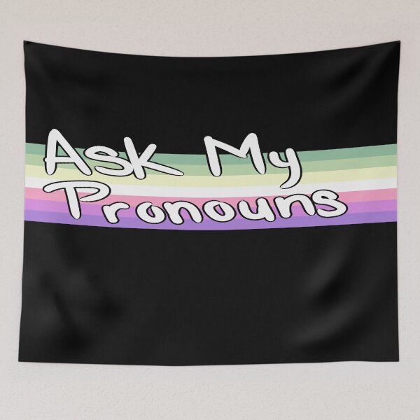 Item preview, Genderfae - Ask My Pronouns designed and sold by daxolotl.