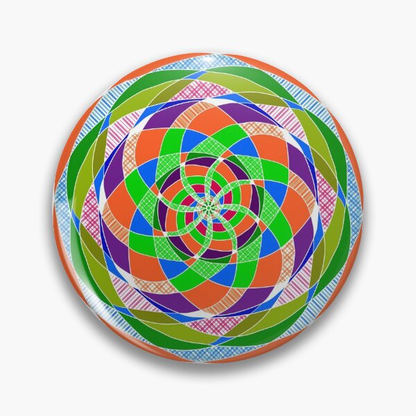 Item preview, Geometric Carnival Pinwheel  designed and sold by aadventures.