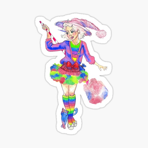 Cotton Candy Witch Sticker