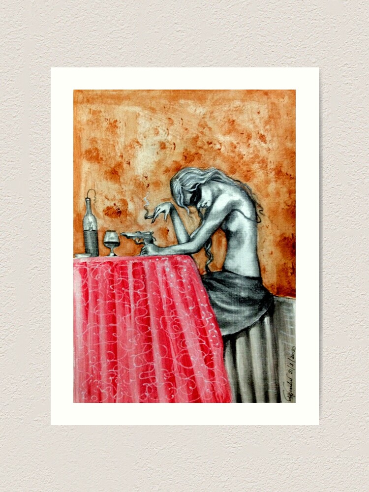Thumbnail 1 of 3, Art Print, Contemplation designed and sold by dicandiaj.