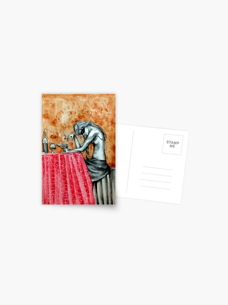 Thumbnail 1 of 2, Postcard, Contemplation designed and sold by dicandiaj.