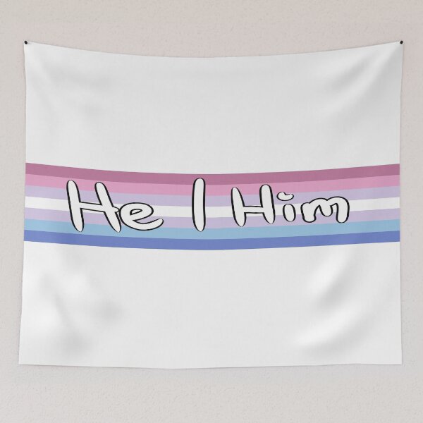 Item preview, Bigender - He/Him designed and sold by daxolotl.