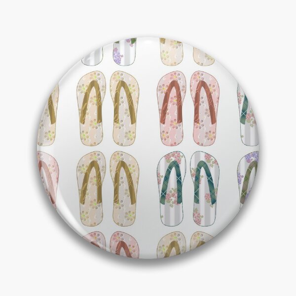 Item preview, Seamless pattern with flip flopson white background designed and sold by fuzzyfox.