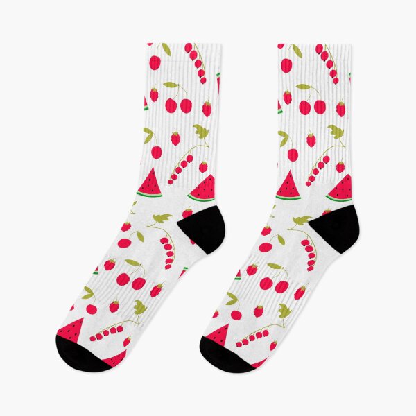 Item preview, Pattern watermelon cherry raspberry currant designed and sold by fuzzyfox.
