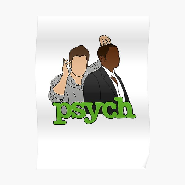 Psych - Shawn & Gus Poster