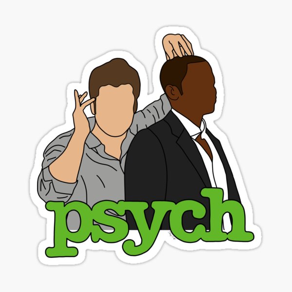 Psych - Shawn & Gus Sticker