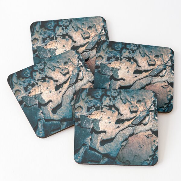 Curved Bark Coasters (Set of 4)