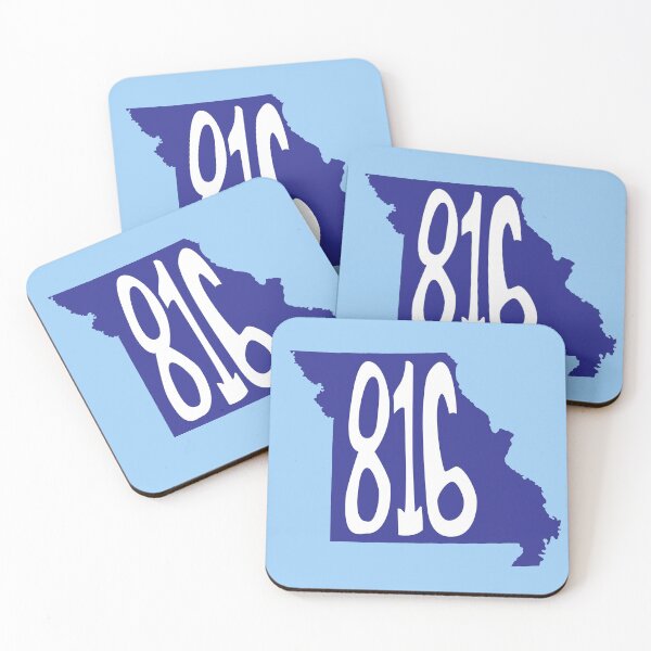 Item preview, Hand Drawn Missouri State 816 Area Code Royal Blue designed and sold by itsrturn.
