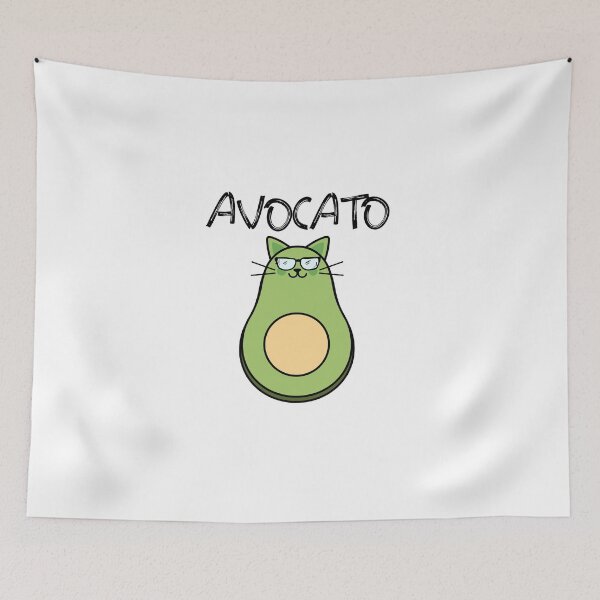 Item preview, Avocado Cat Avocato designed and sold by Laurelbdesigns.