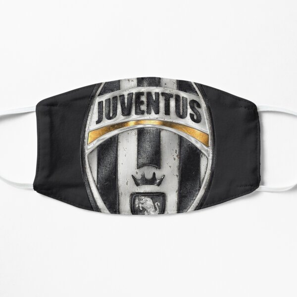 logotipo de juventus Mascarilla plana