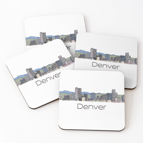 Item preview, Hand Drawn Denver Skyline designed and sold by itsrturn.