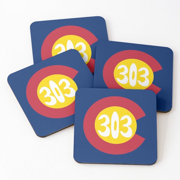 Item preview, Hand Drawn Colorado Flag 303 Area Code designed and sold by itsrturn.
