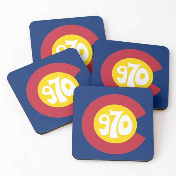 Item preview, Hand Drawn Colorado Flag 970 Area Code designed and sold by itsrturn.