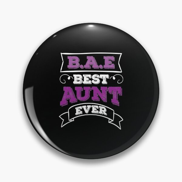 Artikelvorschau, Aunt B.A.E. Best Aunt Ever Purple Birthday Gift entworfen und verkauft von haselshirt.