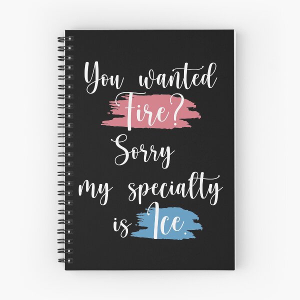 Item preview, You wanted fire? Sorry my spencialty is Ice. designed and sold by ThingsShop.