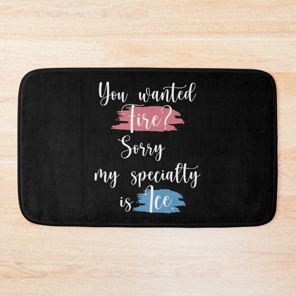 Item preview, You wanted fire? Sorry my spencialty is Ice. designed and sold by ThingsShop.