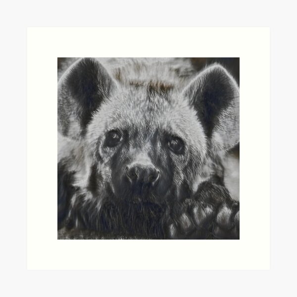 Hyena Cub I Art Print
