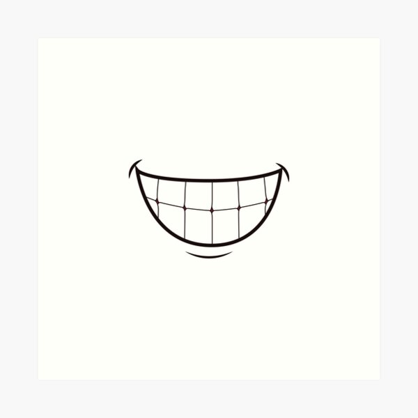 Item preview, Grinning Cartoon Mouth designed and sold by javes93.