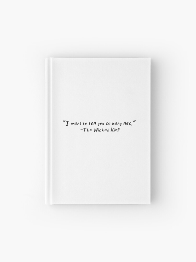 So Many Lies - The Cruel Prince Spiral Notebook for Sale by Shoddow