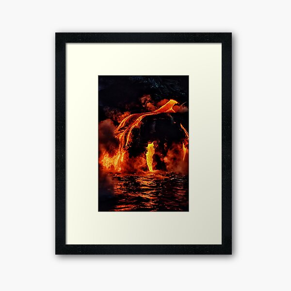 Lava Framed Art Print