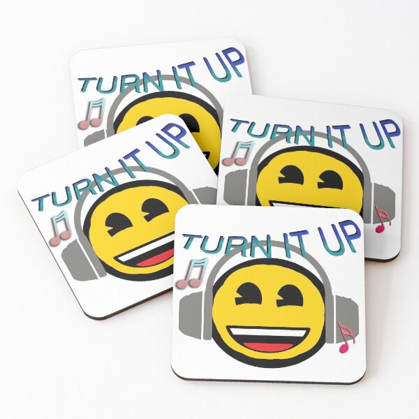 Item preview, Music Headphones Emoji Turn It Up designed and sold by misssallyb.