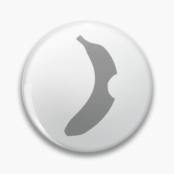 Item preview, Banana Computer Logo (gray) designed and sold by bugeats.