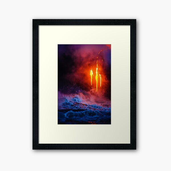 Lava Framed Art Print