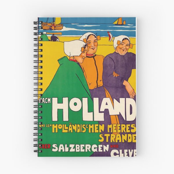 Item preview, Nach Holland 1914 vintage travel poster designed and sold by stickart-marek.