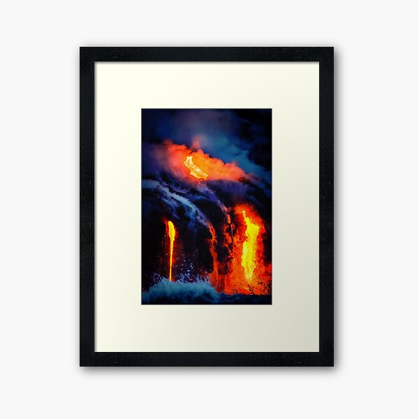 Lava Framed Art Print