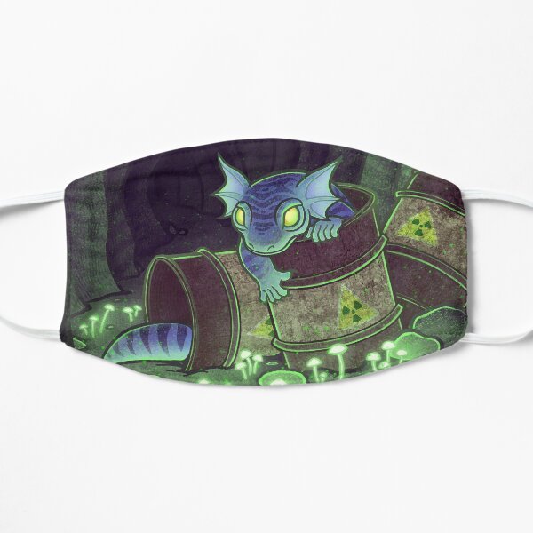 Radioactive Geckos Flat Mask