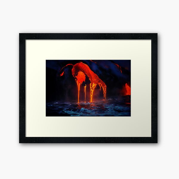 Lava Framed Art Print
