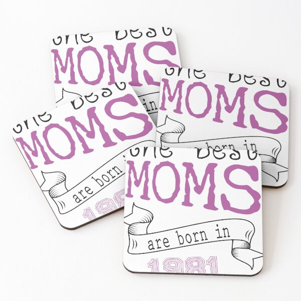 Item preview, the best moms are born in 1981 , best gift ideas  designed and sold by farock.