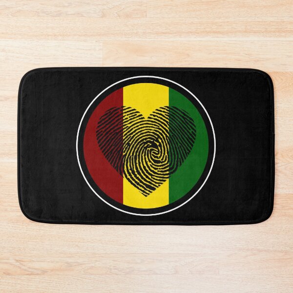 Item preview, Rasta Heart Fingerprint designed and sold by nick-of-time.