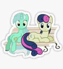 Lyra and Bon Bon Sticker