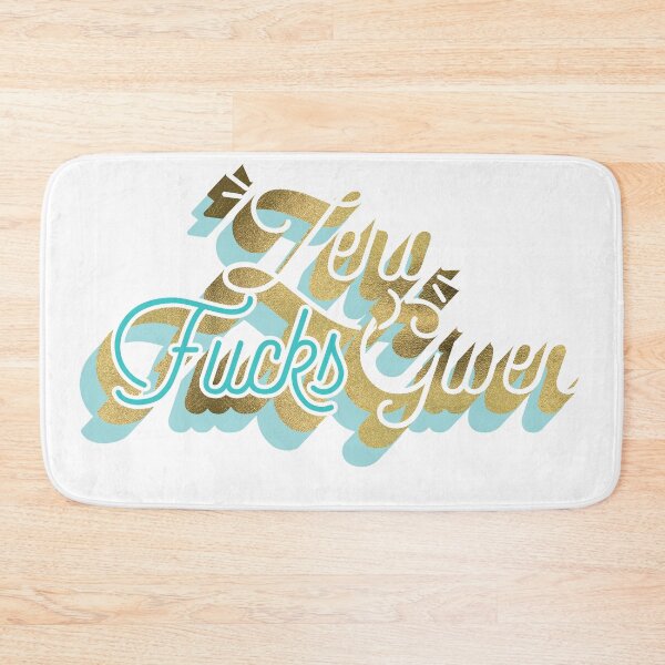 Item preview, Zero F*cks Given – Powder Blue & Gold Palette designed and sold by Cat Coquillette.