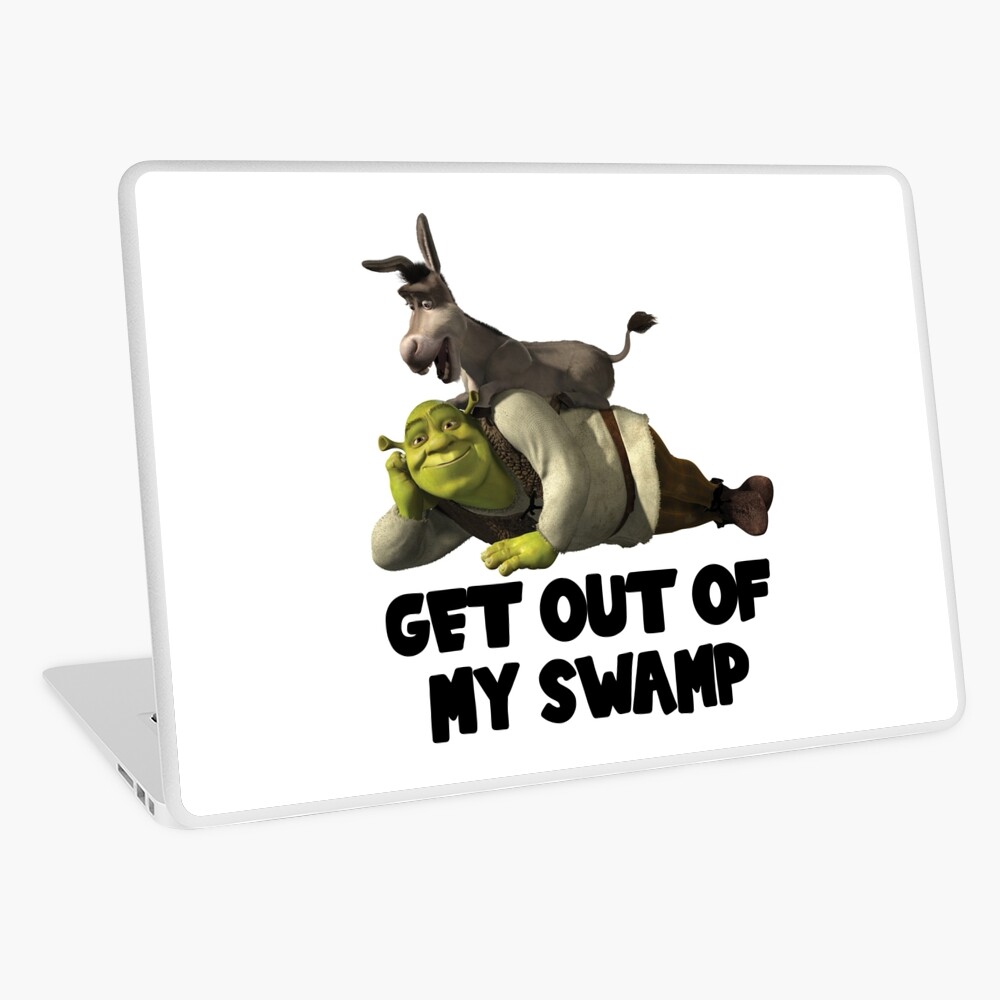 Derp Shrek meme | Laptop Skin