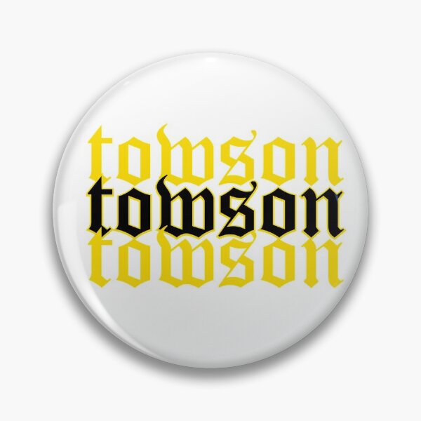 Item preview, Towson University gothic lettering designed and sold by Designed By Rachel.