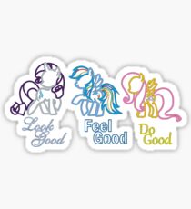 Rarity Rainbow Fluttershy Sticker