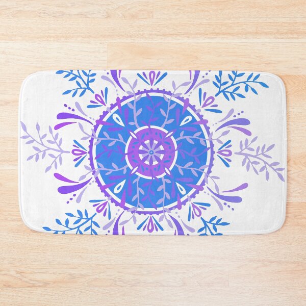 Item preview, Leaf Mandala – Periwinkle Palette designed and sold by Cat Coquillette.