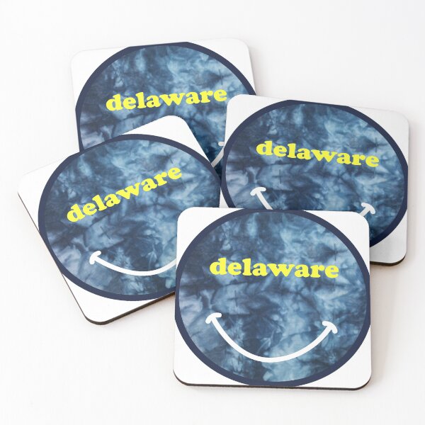 Item preview, Delaware Tie Dye Smiley Face designed and sold by Claire Voskoboynik.