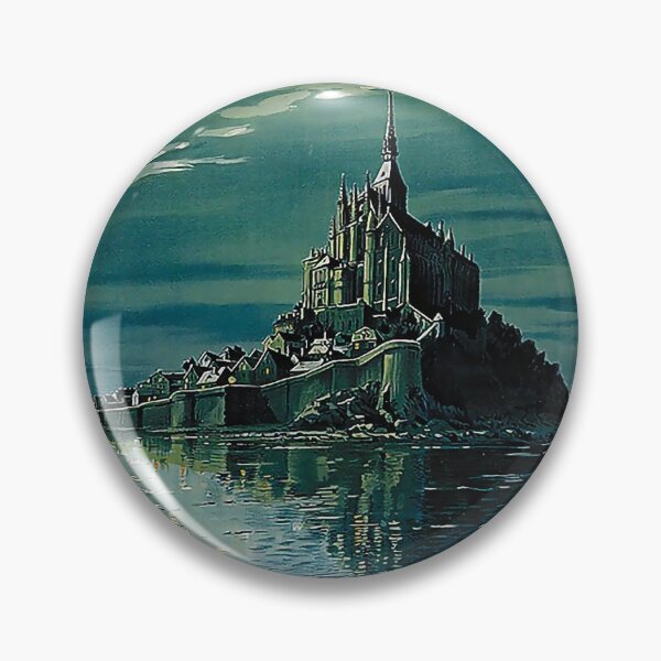 Item preview, Le Mont St Michel 1948 vintage travel poster designed and sold by stickart-marek.