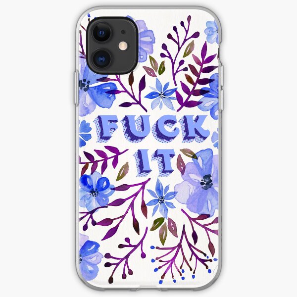 F*ck It – Blueberry Palette iPhone Soft Case