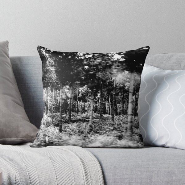 Can't see for the trees Throw Pillow