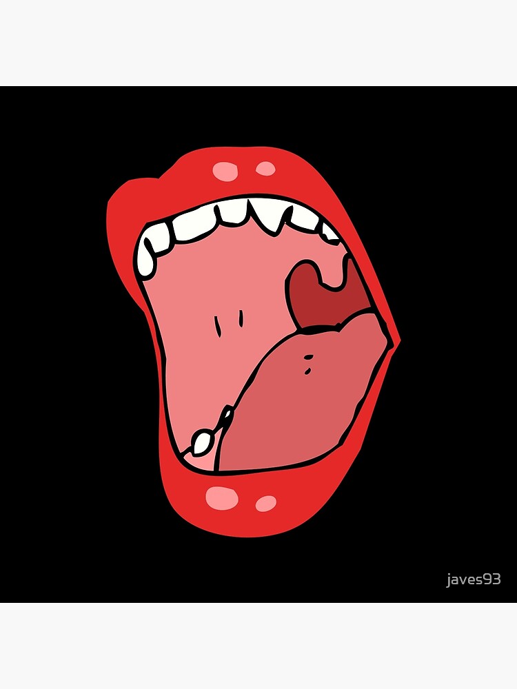 Big Mouth Lips Art Print